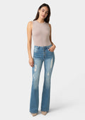 Tall Cindy Distressed Flare Jeans