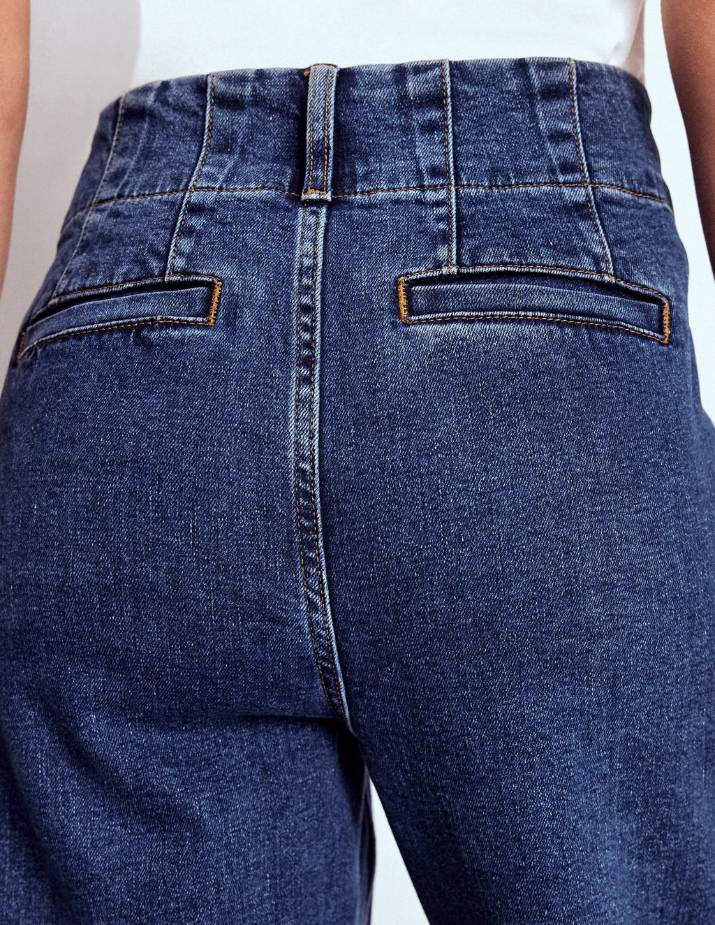 Primrose Patch Pocket Jeans-Mid Vintage