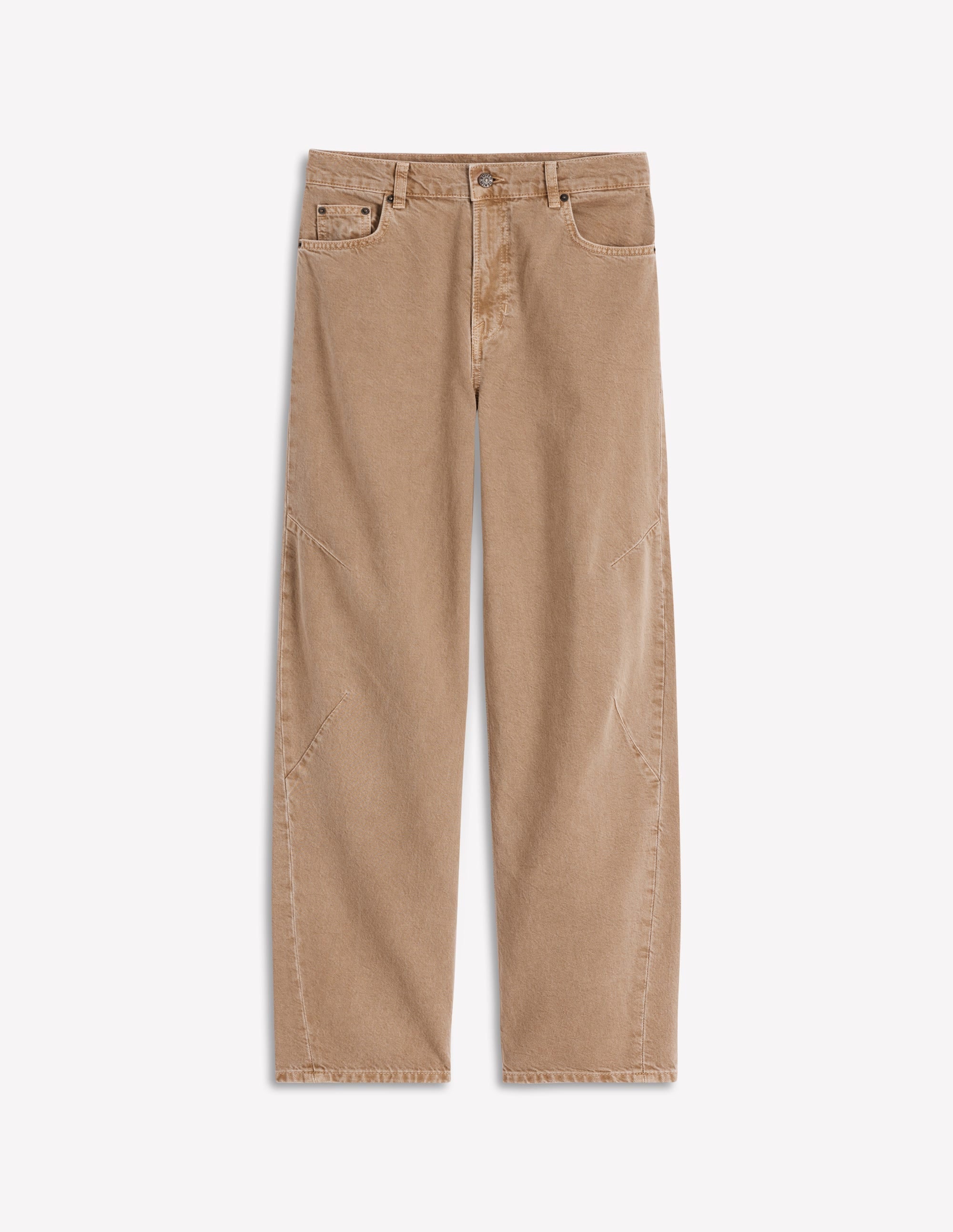 Barrel Jeans-Tobacco