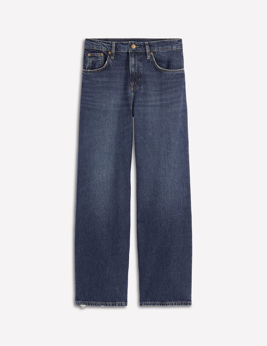 Mid Rise Relaxed Leg Jeans-Dark Vintage