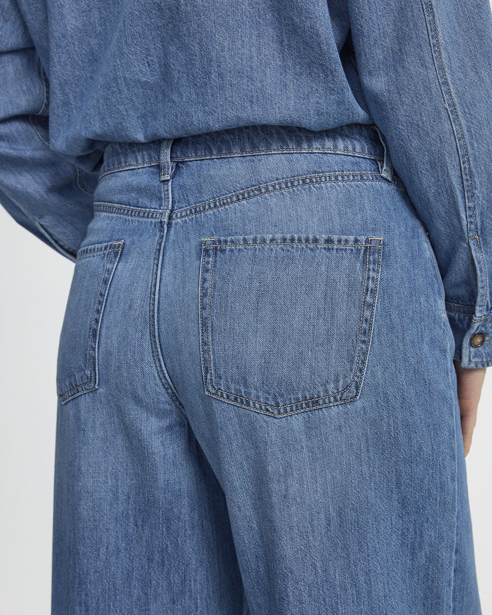 Wide-Leg High-Rise Jean - Curvy Fit