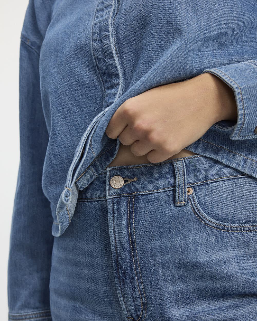 Wide-Leg High-Rise Jean - Curvy Fit