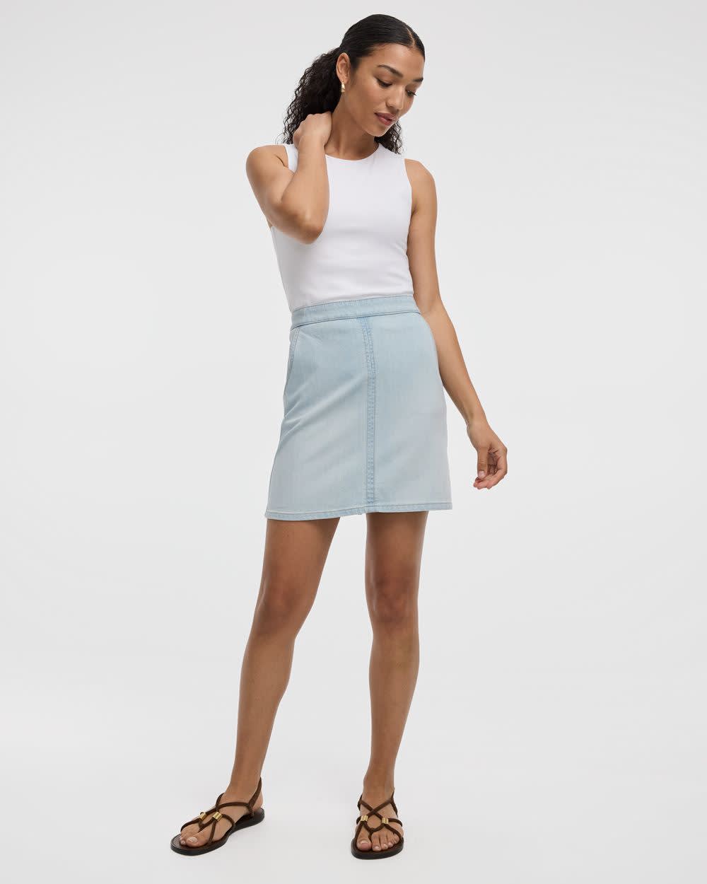 Short Denim Skirt