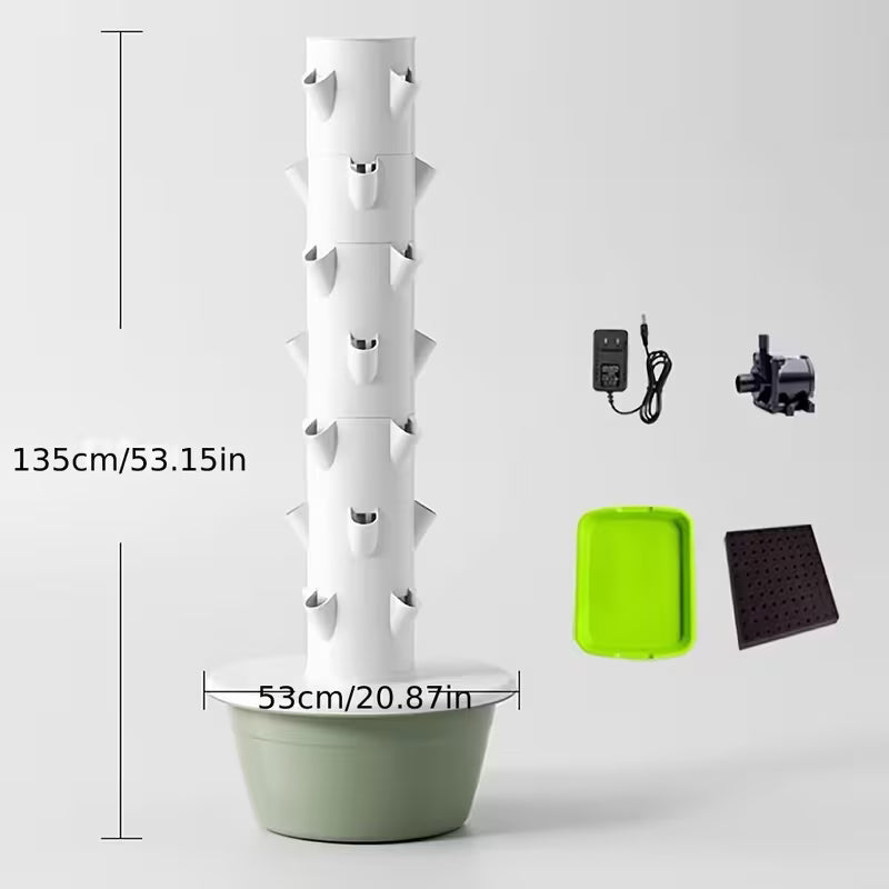 Vertical Hydroponic Grow Tower Aeroponic Tower for Fruits and Vegetables