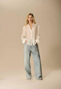 Embroidered Transfer Jeans