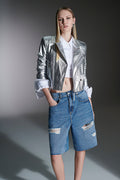 Bermuda Jeans Ripped Chaos