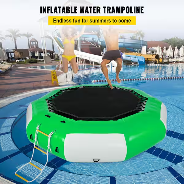 🔥🔥Inflatable Water Trampoline with Ladder