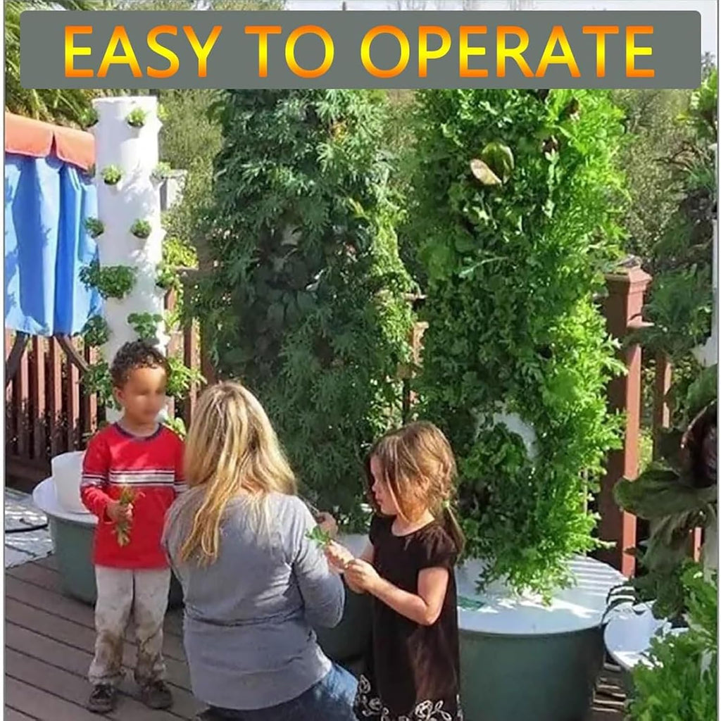 Vertical Hydroponic Grow Tower Aeroponic Tower for Fruits and Vegetables