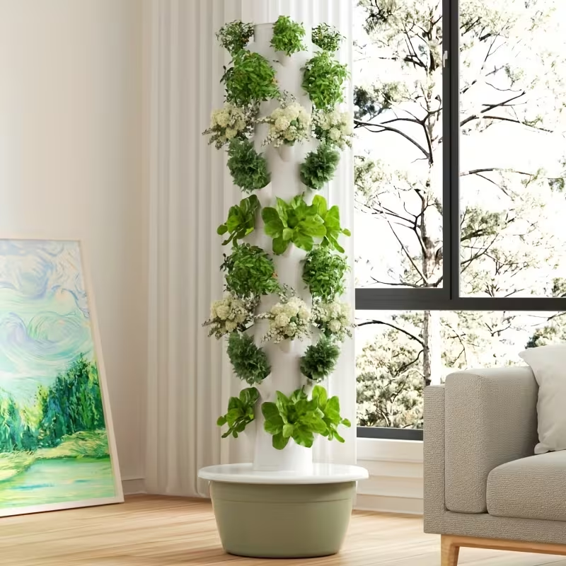 Vertical Hydroponic Grow Tower Aeroponic Tower for Fruits and Vegetables