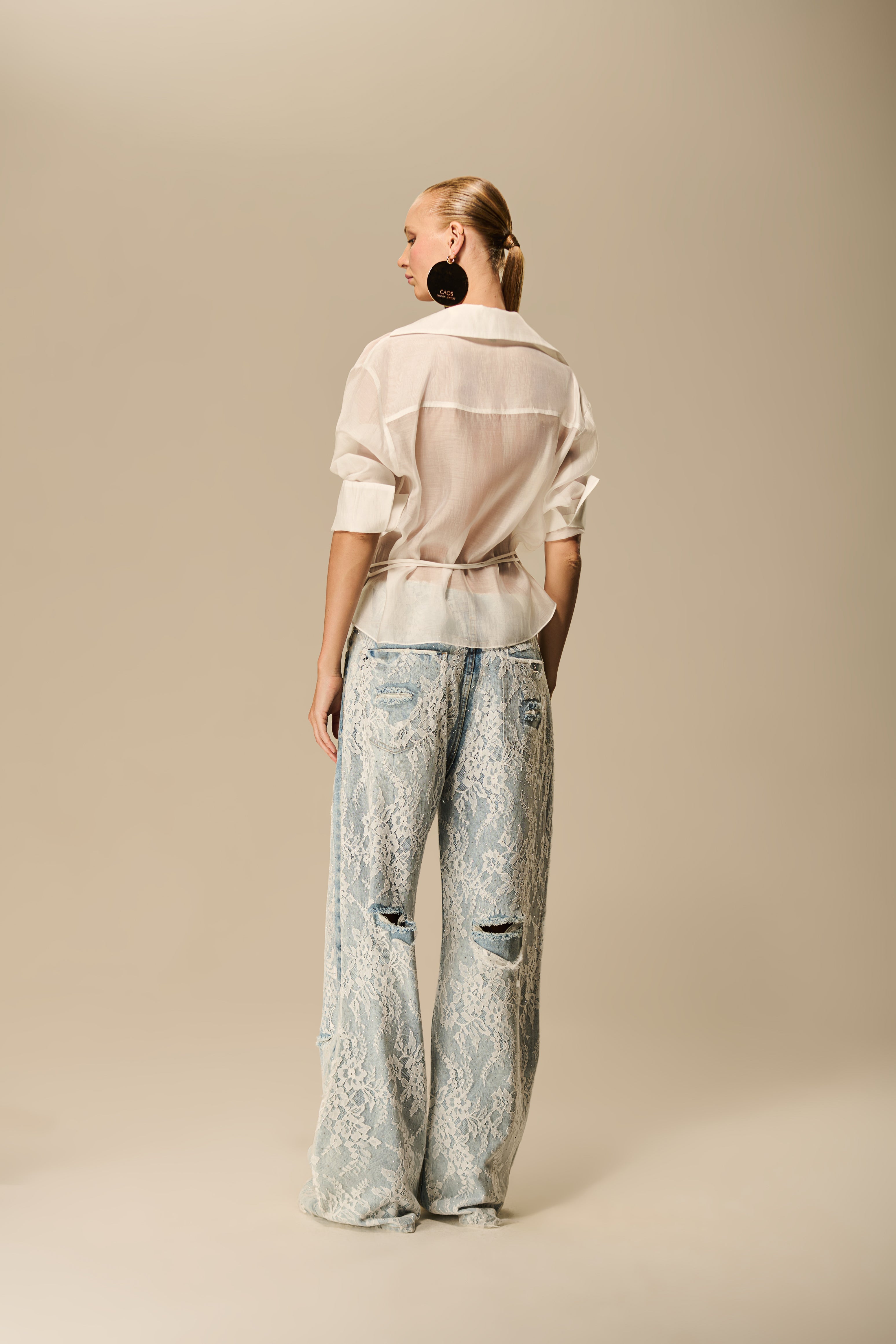 Lace Jeans