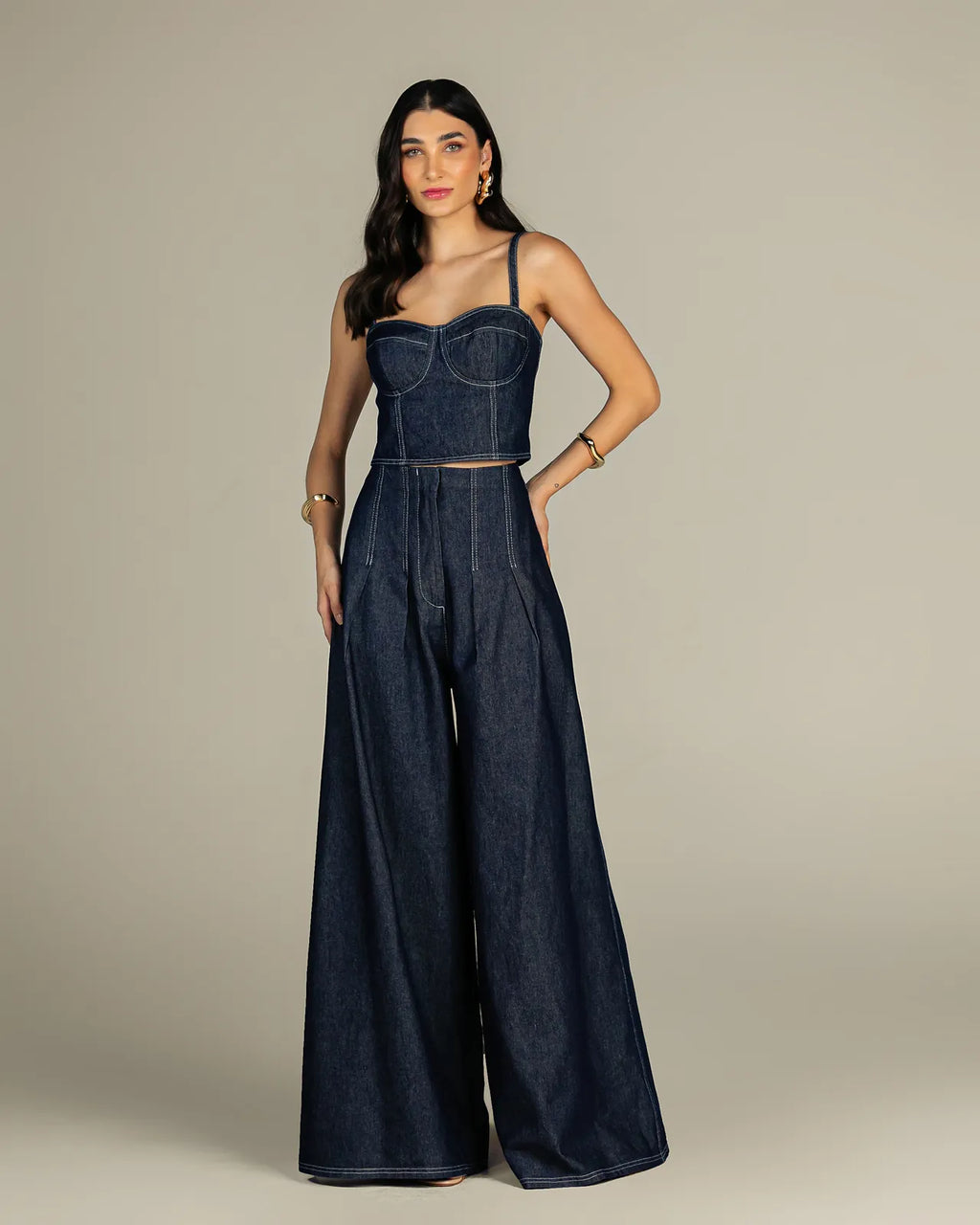 Jeans Top+Pants Set