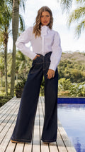 Anne Fernandes Butterfly Straight Trousers
