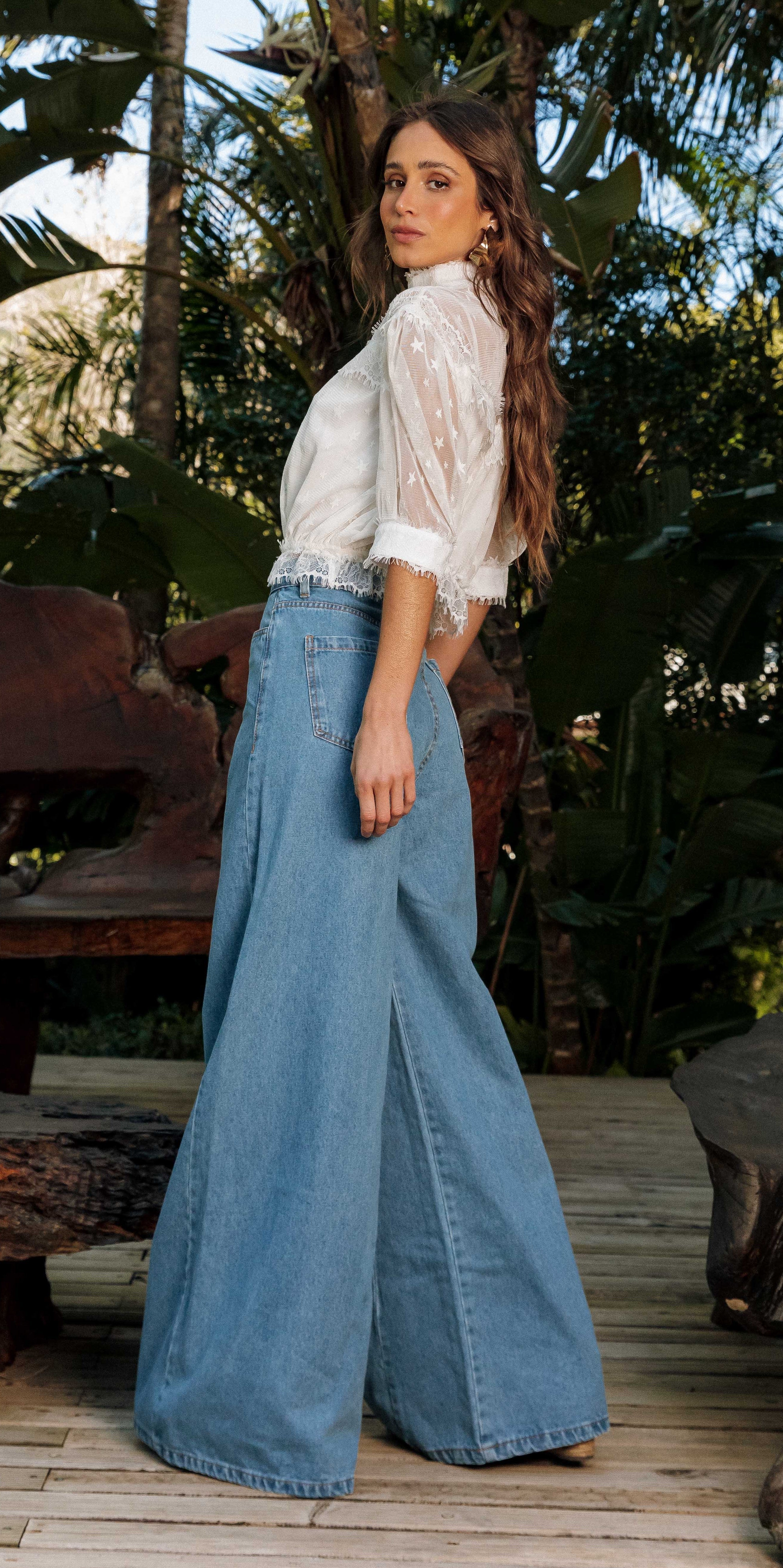 Anne Fernandes Wide Leg Pants