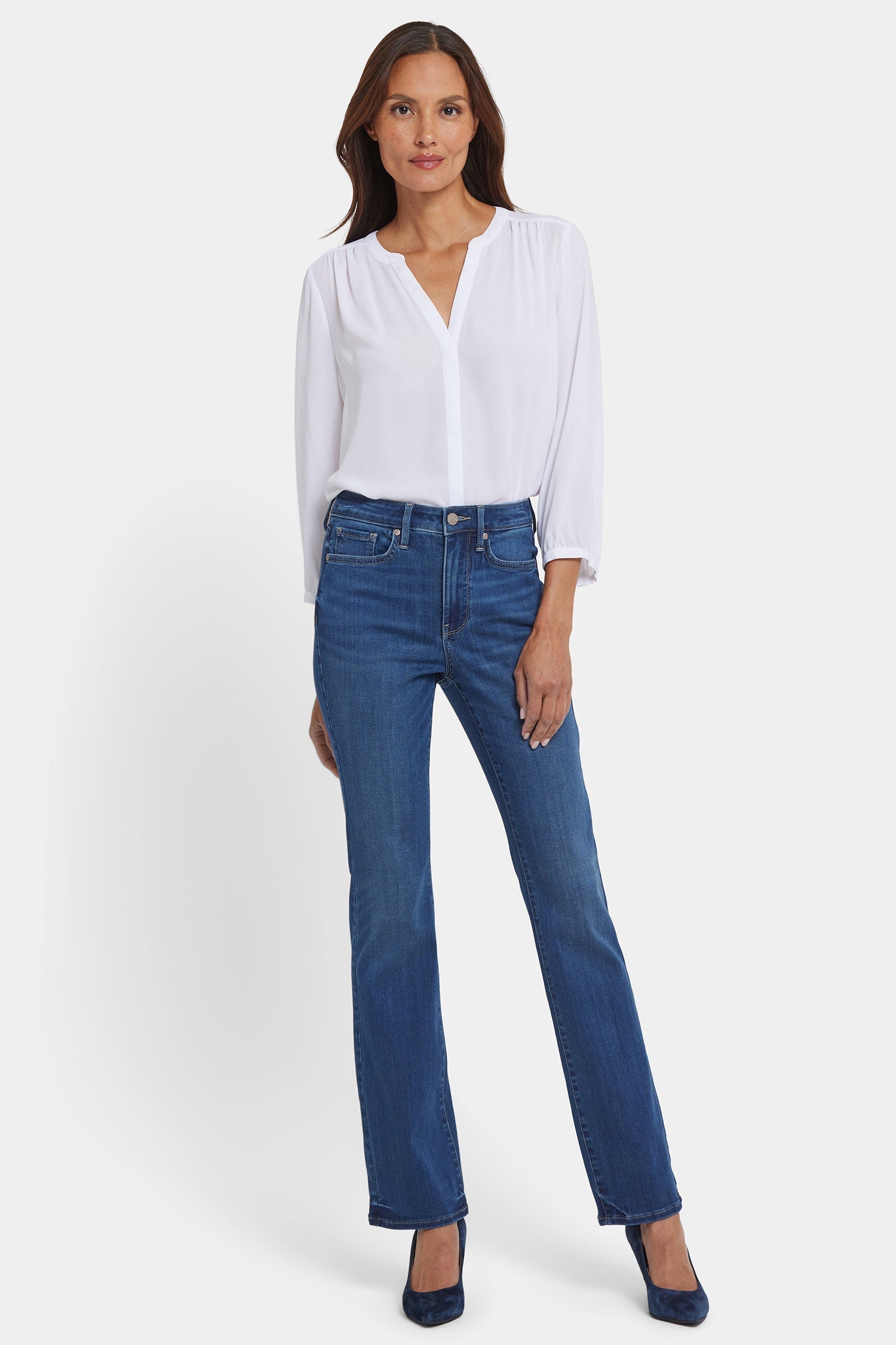 Billie Mini Bootcut Jeans - Vintage Lapis