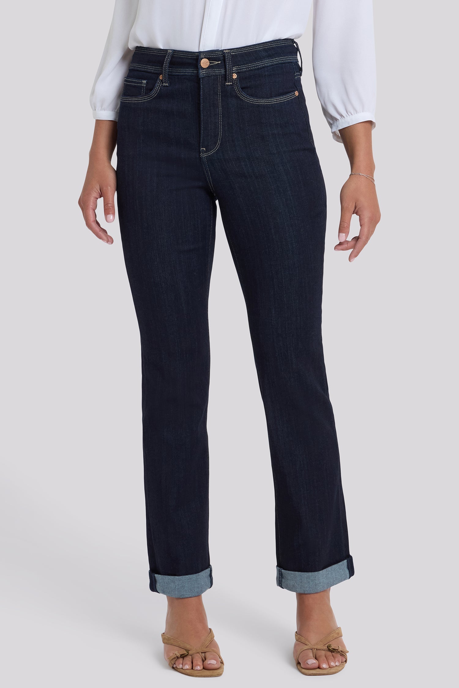 Marilyn Straight Jeans - Morning Tides