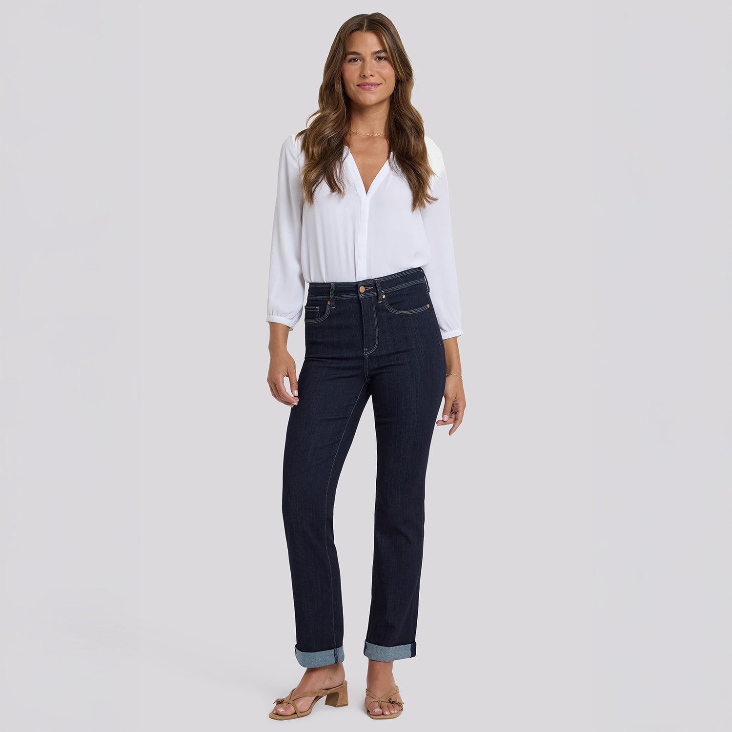 Marilyn Straight Jeans - Morning Tides