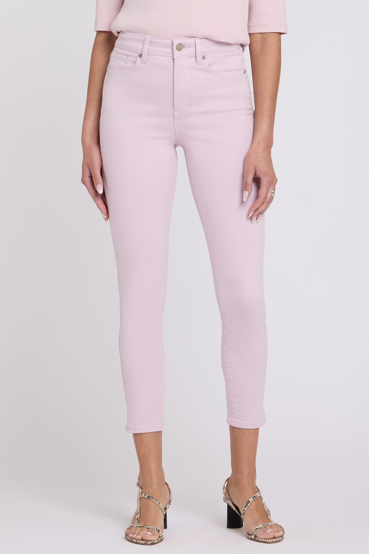 Ami Skinny Ankle Jeans - Light Lilac