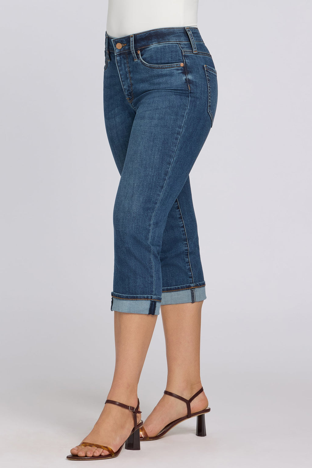 Marilyn Straight Crop Jeans - Sunset Villa