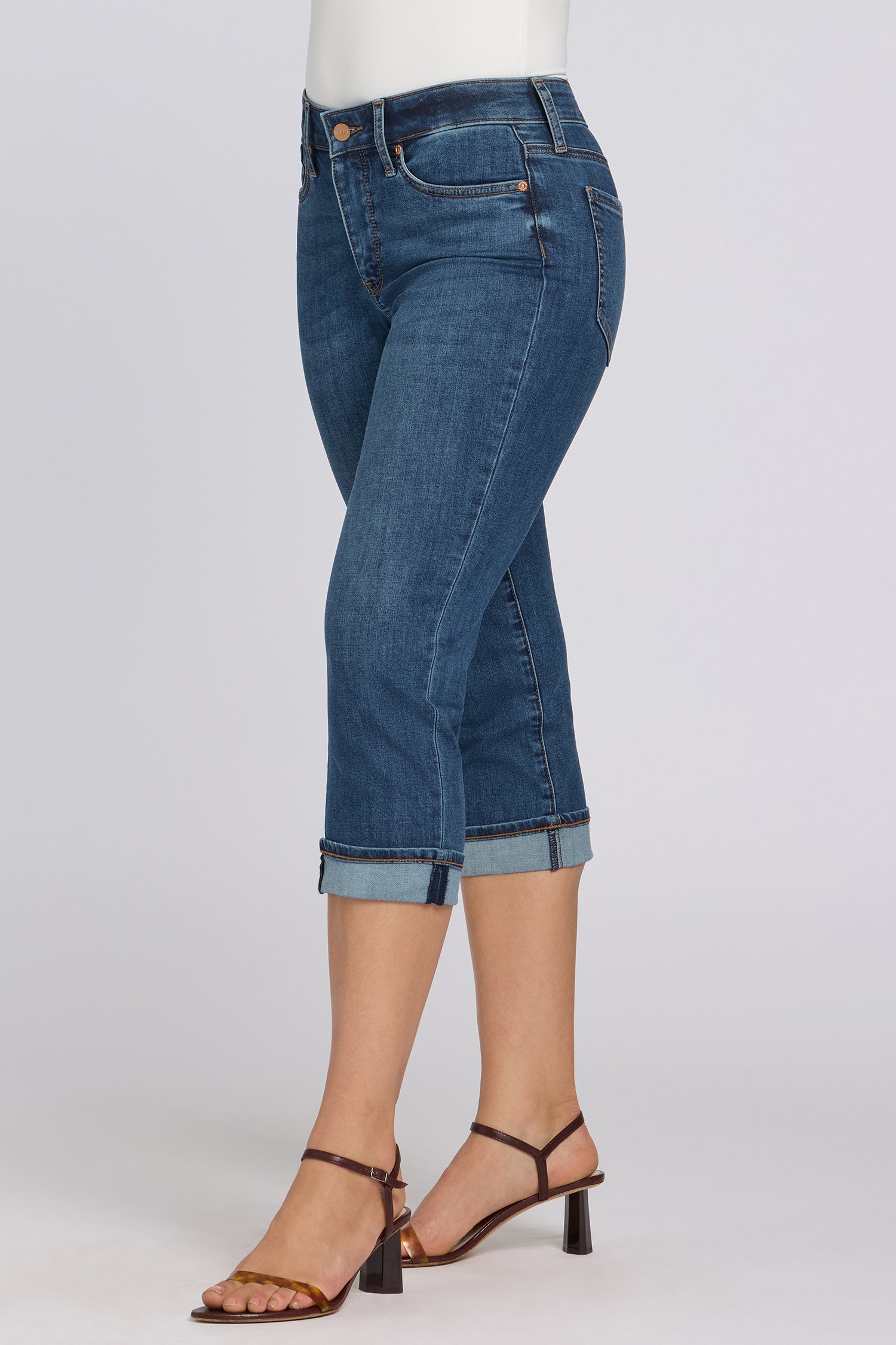 Marilyn Straight Crop Jeans - Sunset Villa