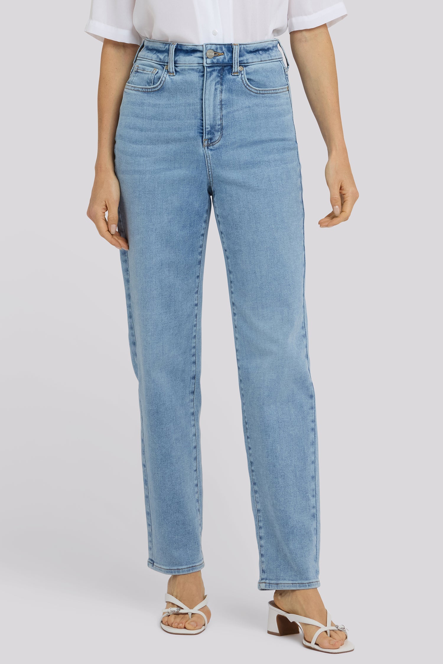 Kasey Stovepipe Jeans - Mist Springs