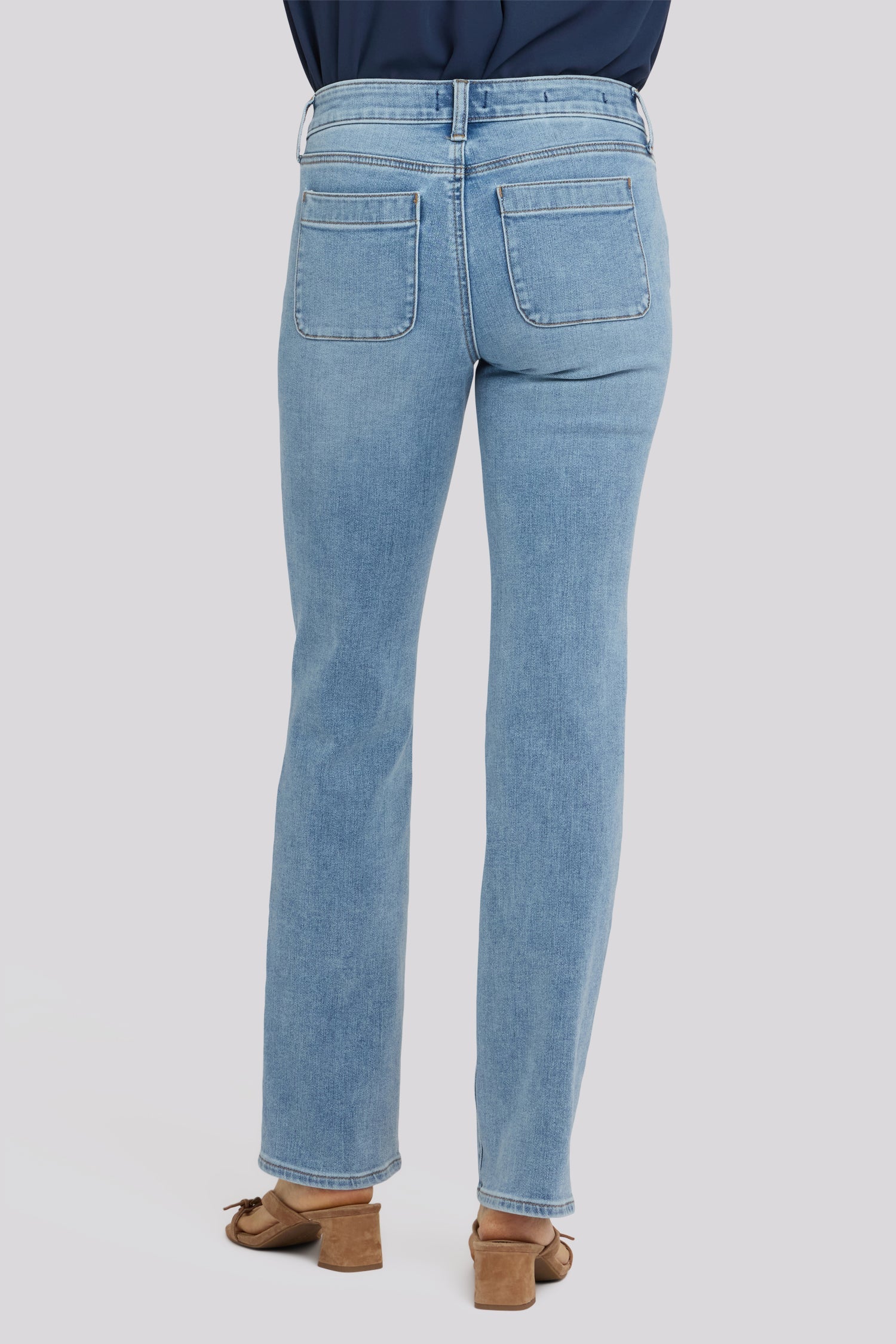Marilyn Straight Jeans - Mist Springs