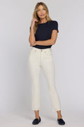 Billie Mini Bootcut Ankle Jeans - Vintage White