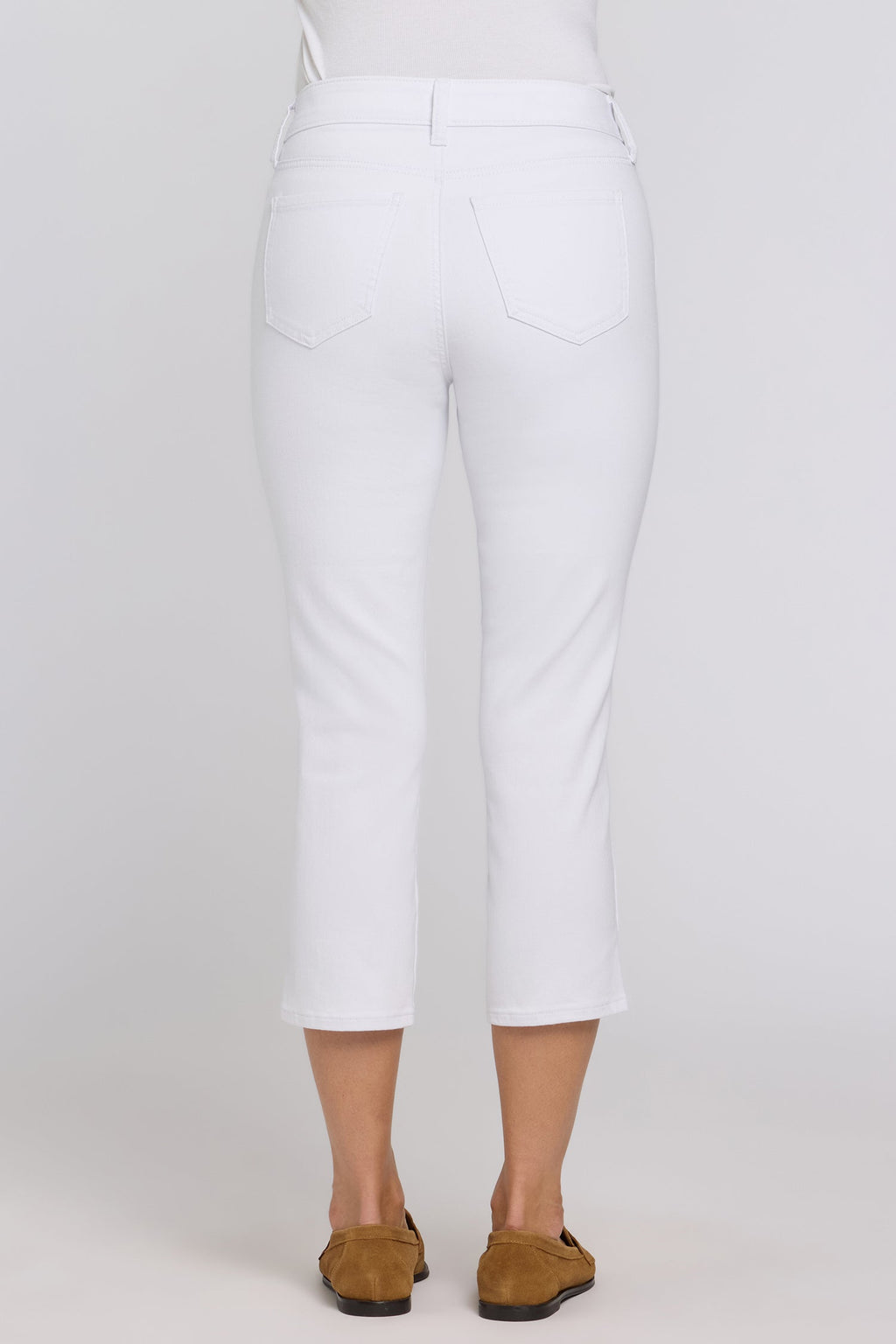 Chloe Capri Jeans - Optic White