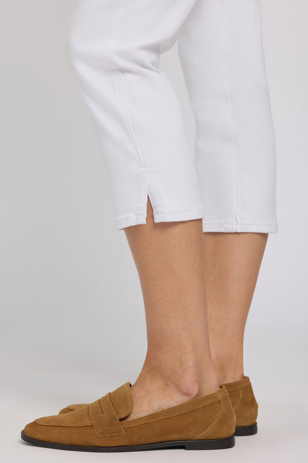 Chloe Capri Jeans - Optic White