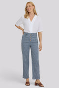 Kasey Stovepipe Ankle Jeans - Malaga Stripe