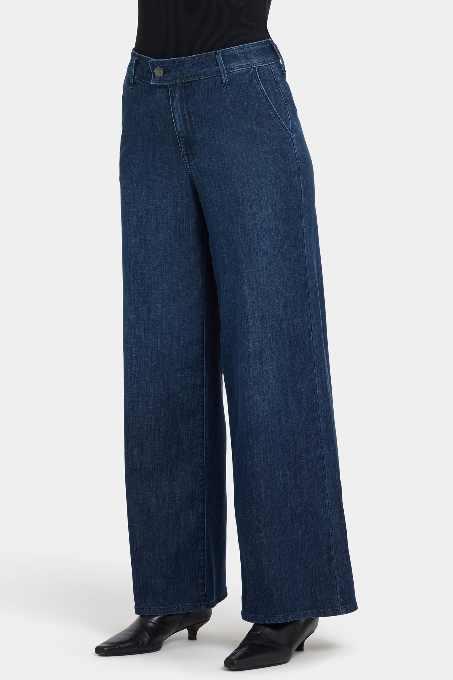 Mona Wide Leg Trouser Jeans - Louvre Sapphire