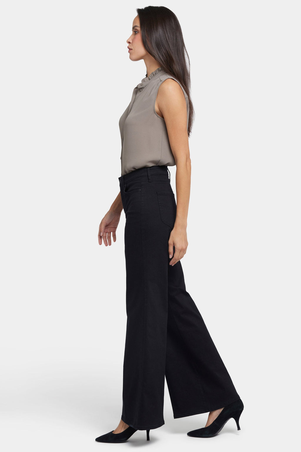 Mia Palazzo Jeans - Black