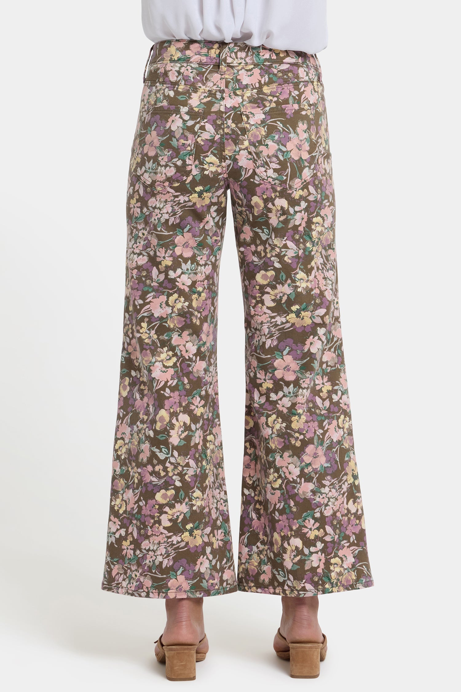 Mia Palazzo Ankle Jeans - Earth Blooms