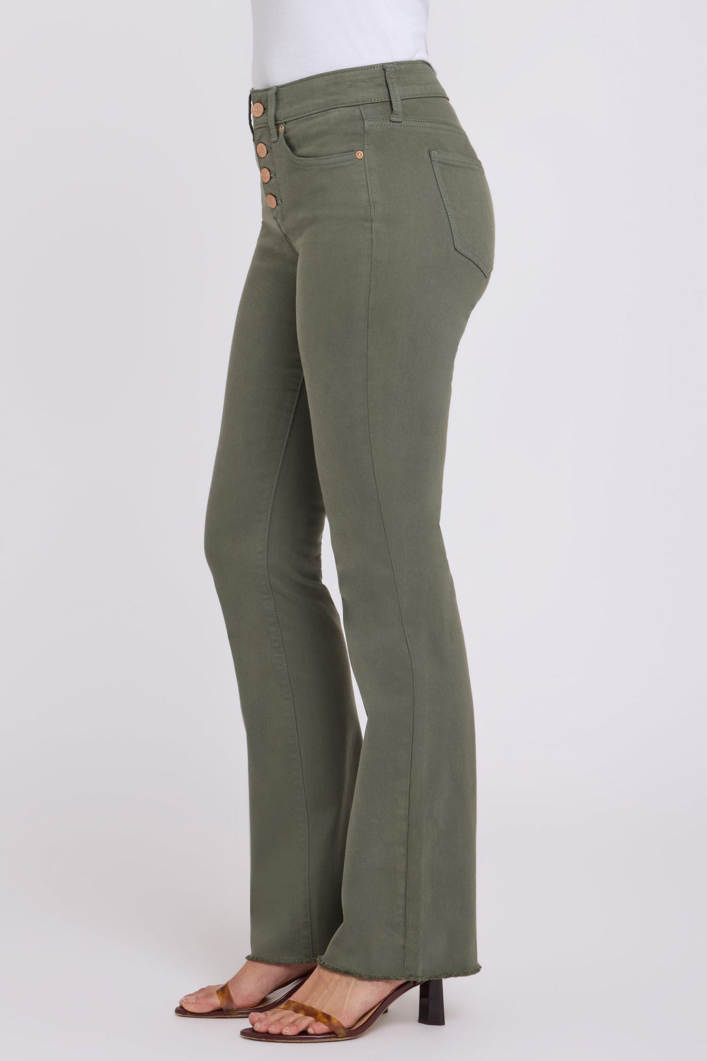 Barbara Bootcut Jeans - Desert Green
