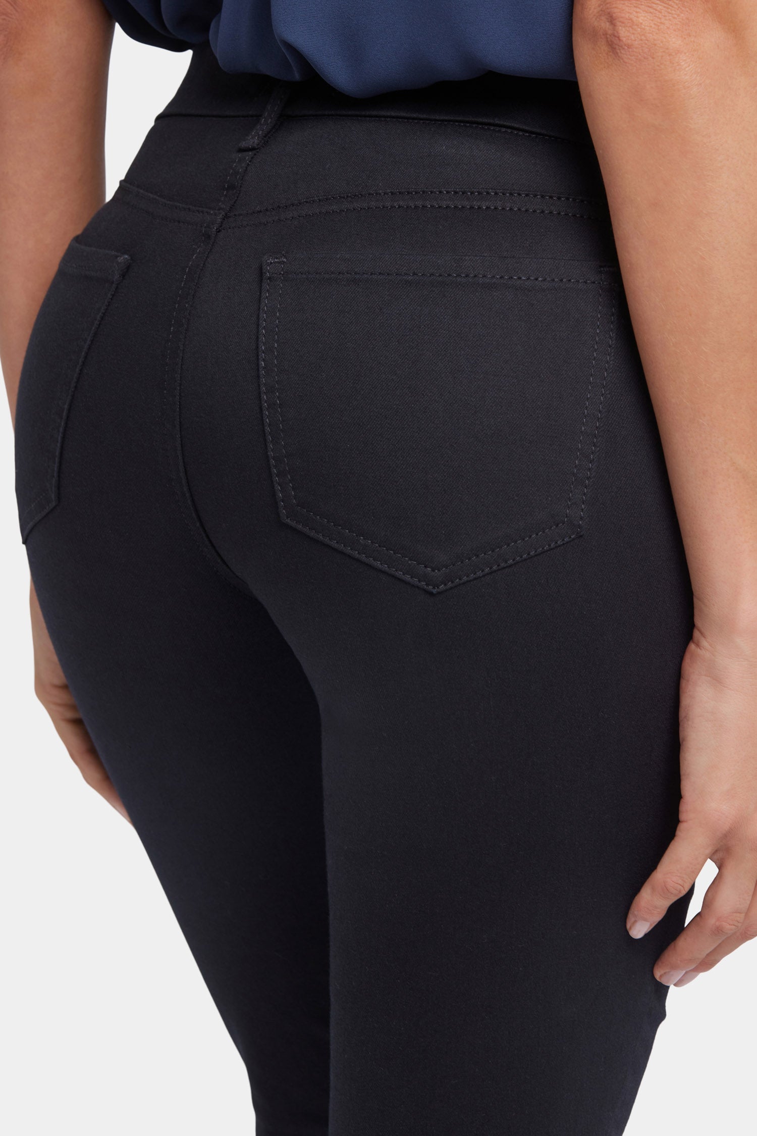 Waist-Match™ Marilyn Straight Crop Jeans - Black