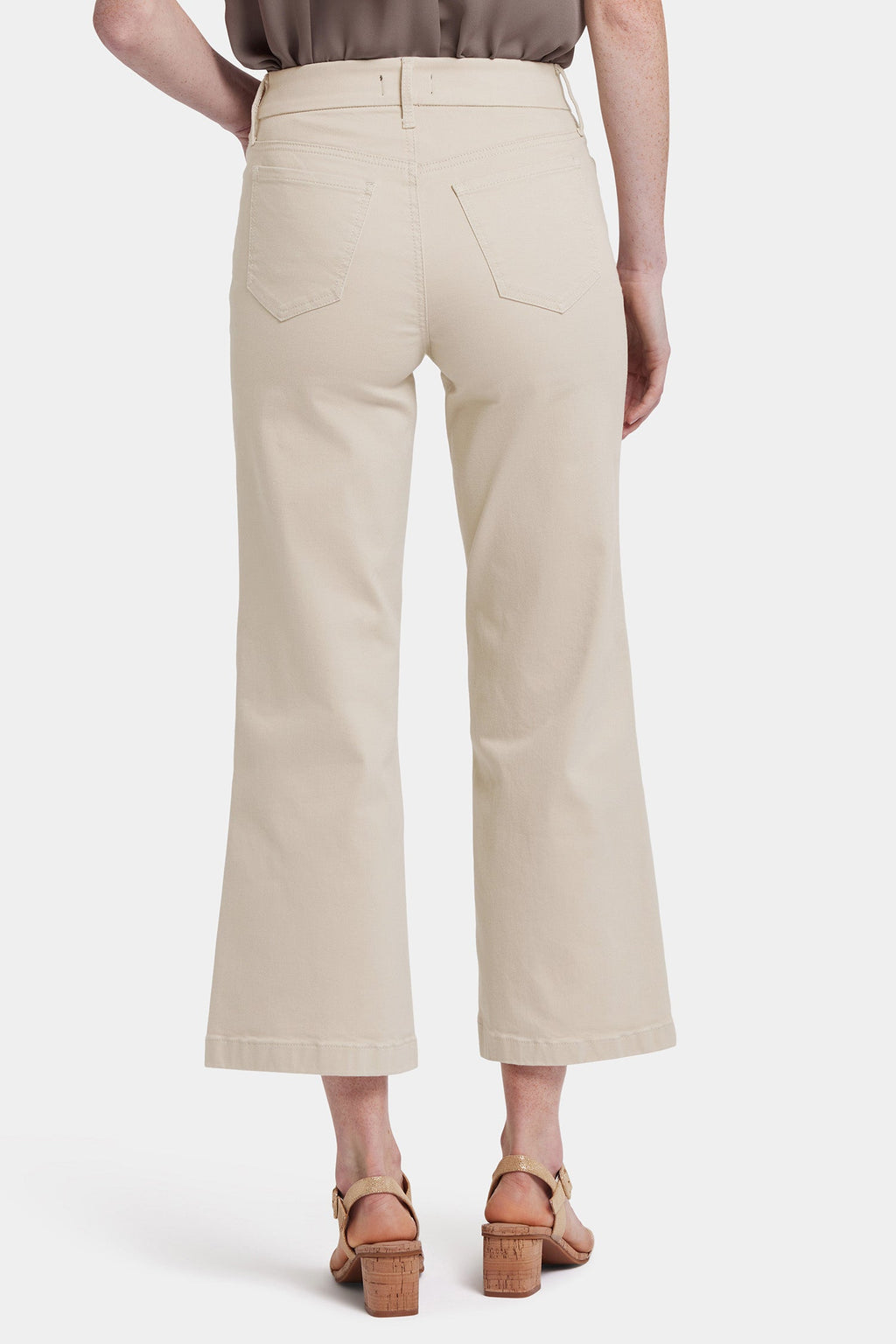 Waist-Match™ Teresa Wide Leg Ankle Jeans - Feather