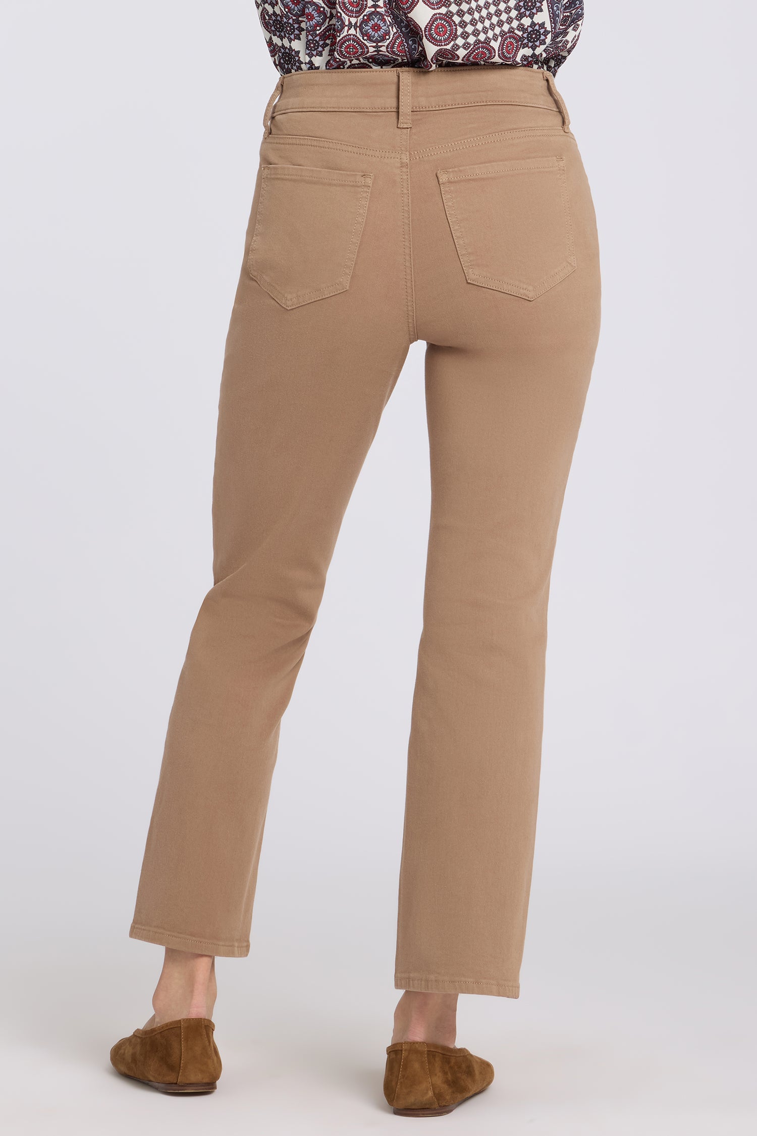 Marilyn Straight Ankle Jeans - Toasted Coconut