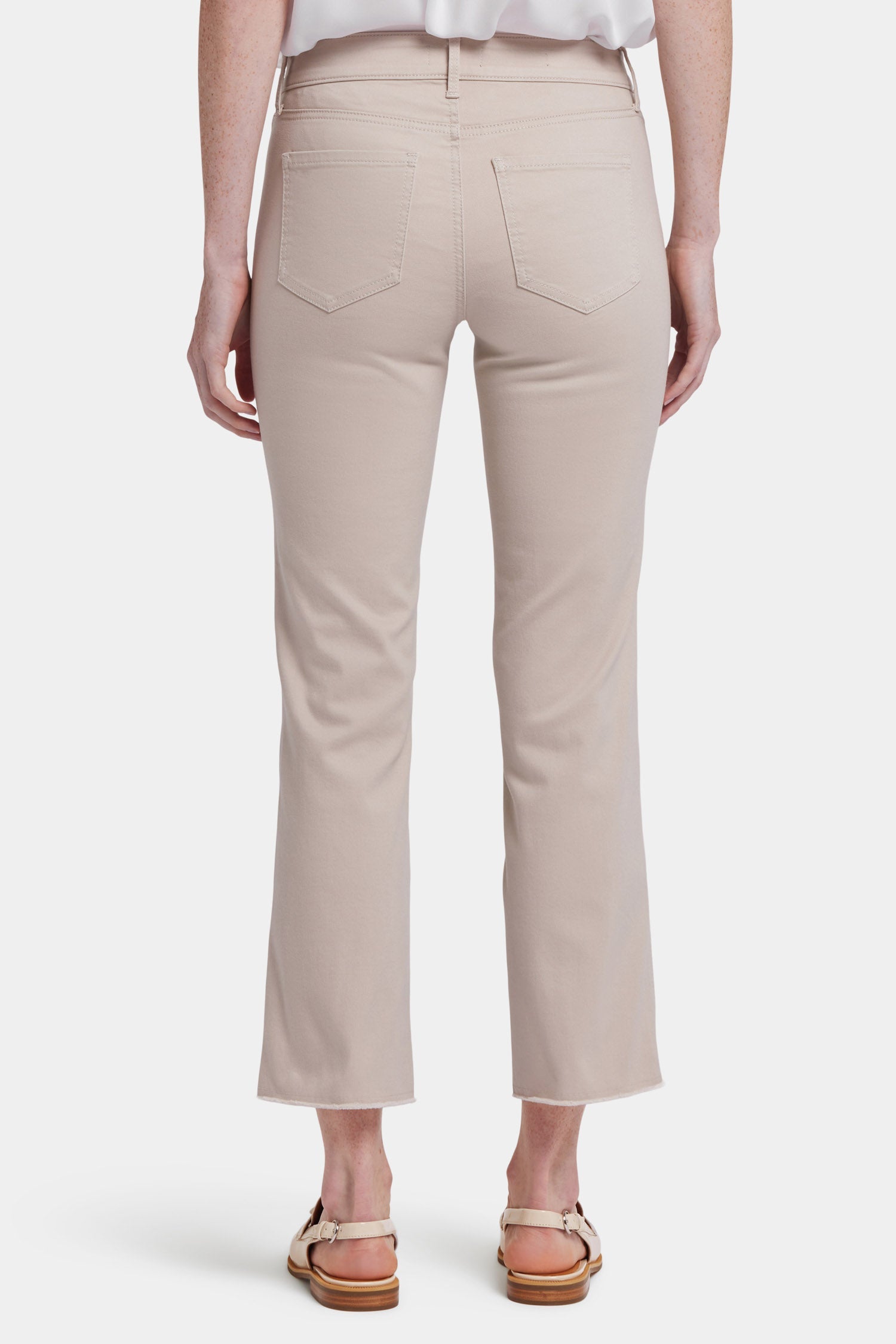 Marilyn Straight Ankle Jeans - Feather