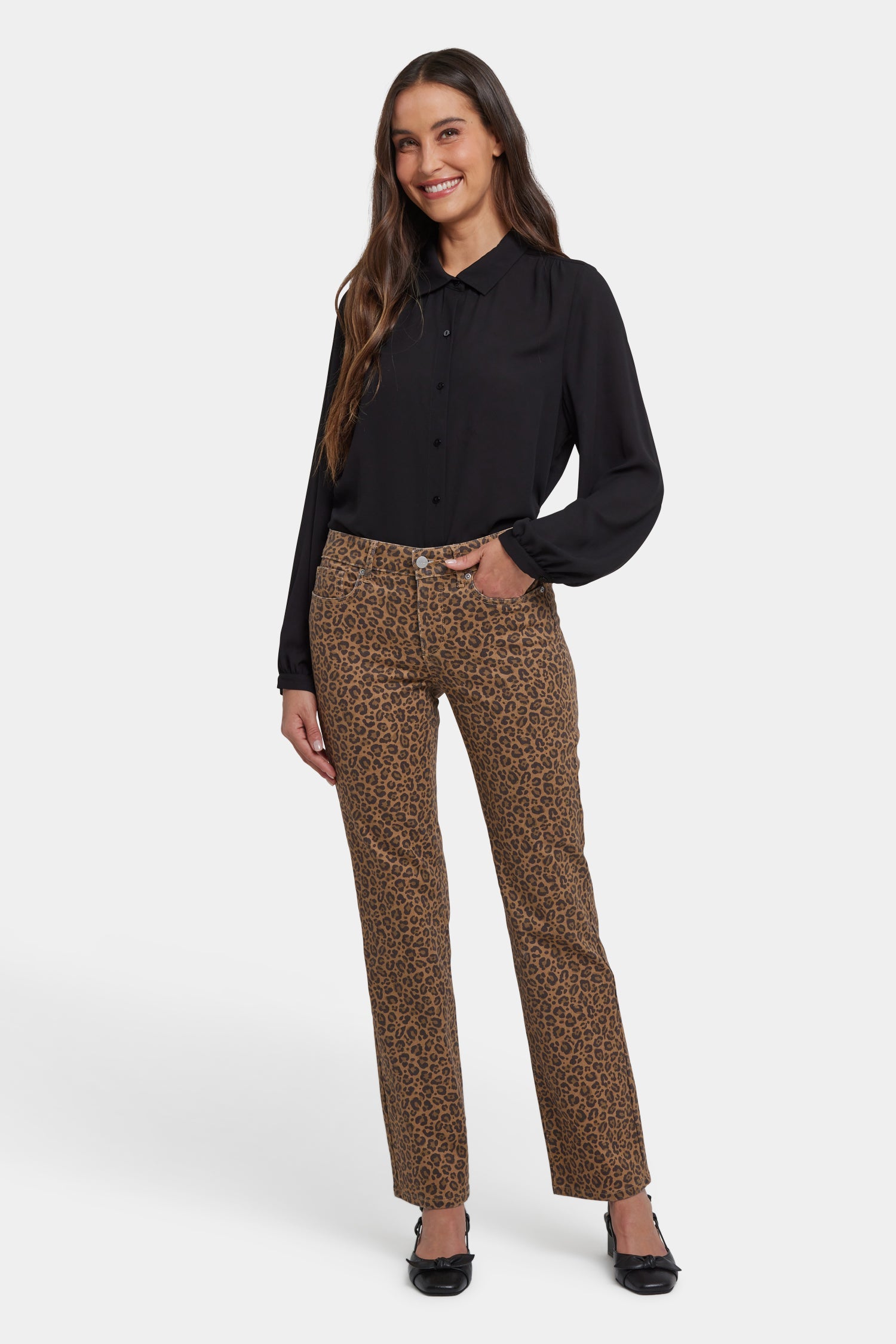 Marilyn Straight Jeans - Calico