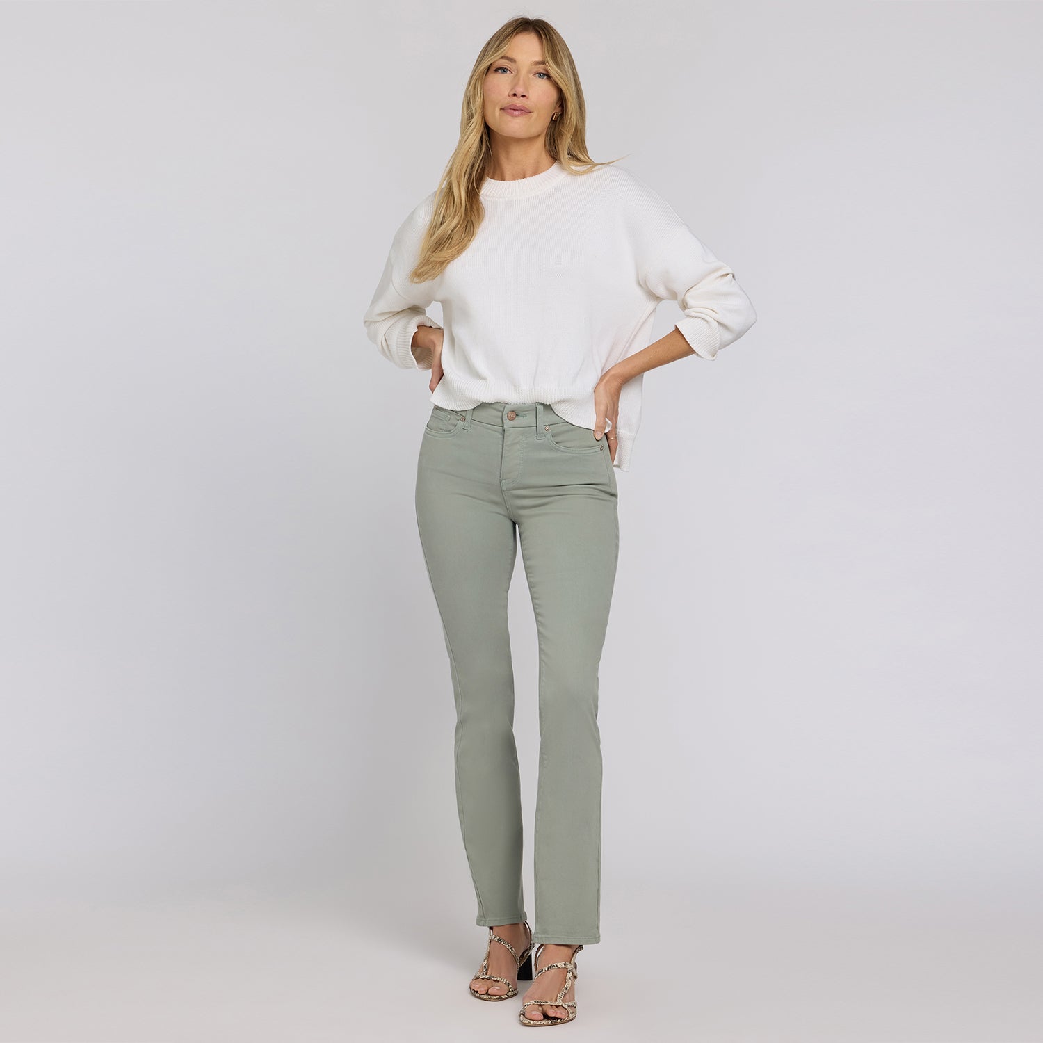 Waist-Match™ Marilyn Straight Jeans - Mistletoe