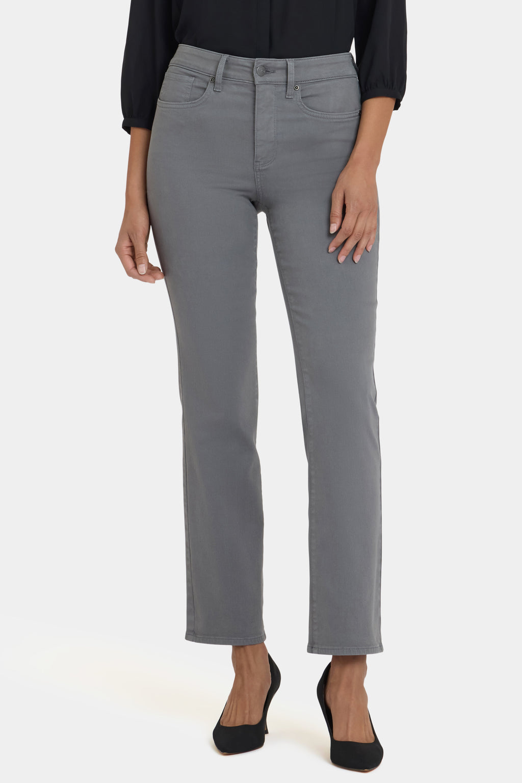 Marilyn Straight Jeans - Lunar Stone