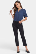 Sheri Slim Ankle Jeans - Black