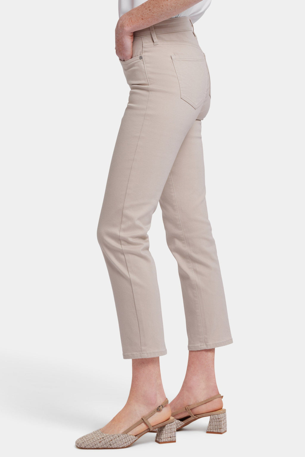 Sheri Slim Ankle Jeans - Feather