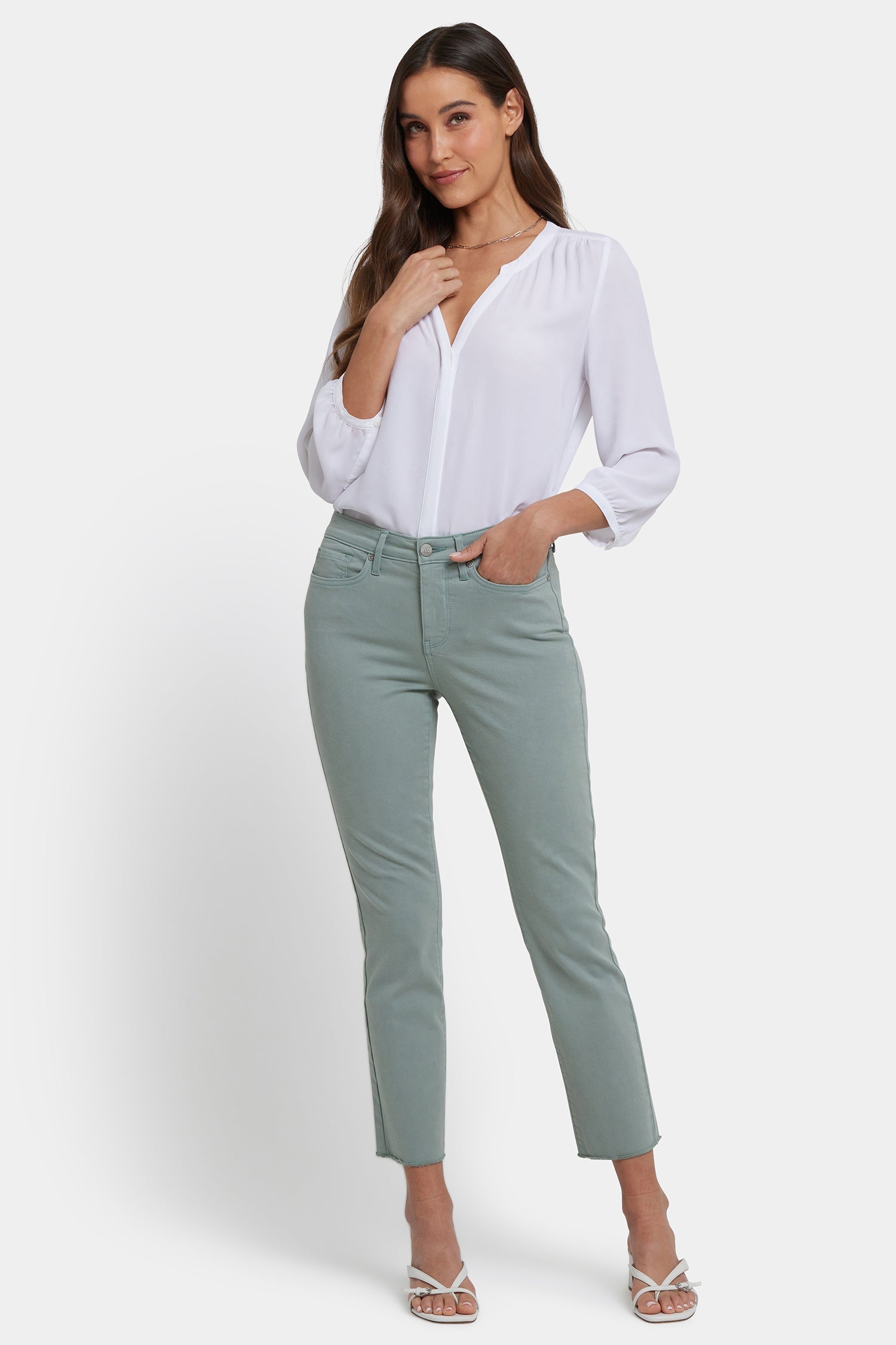 Sheri Slim Ankle Jeans - Mistletoe