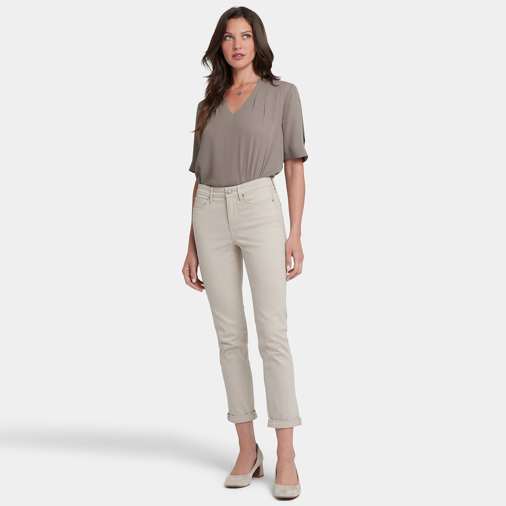 Sheri Slim Ankle Jeans - Feather