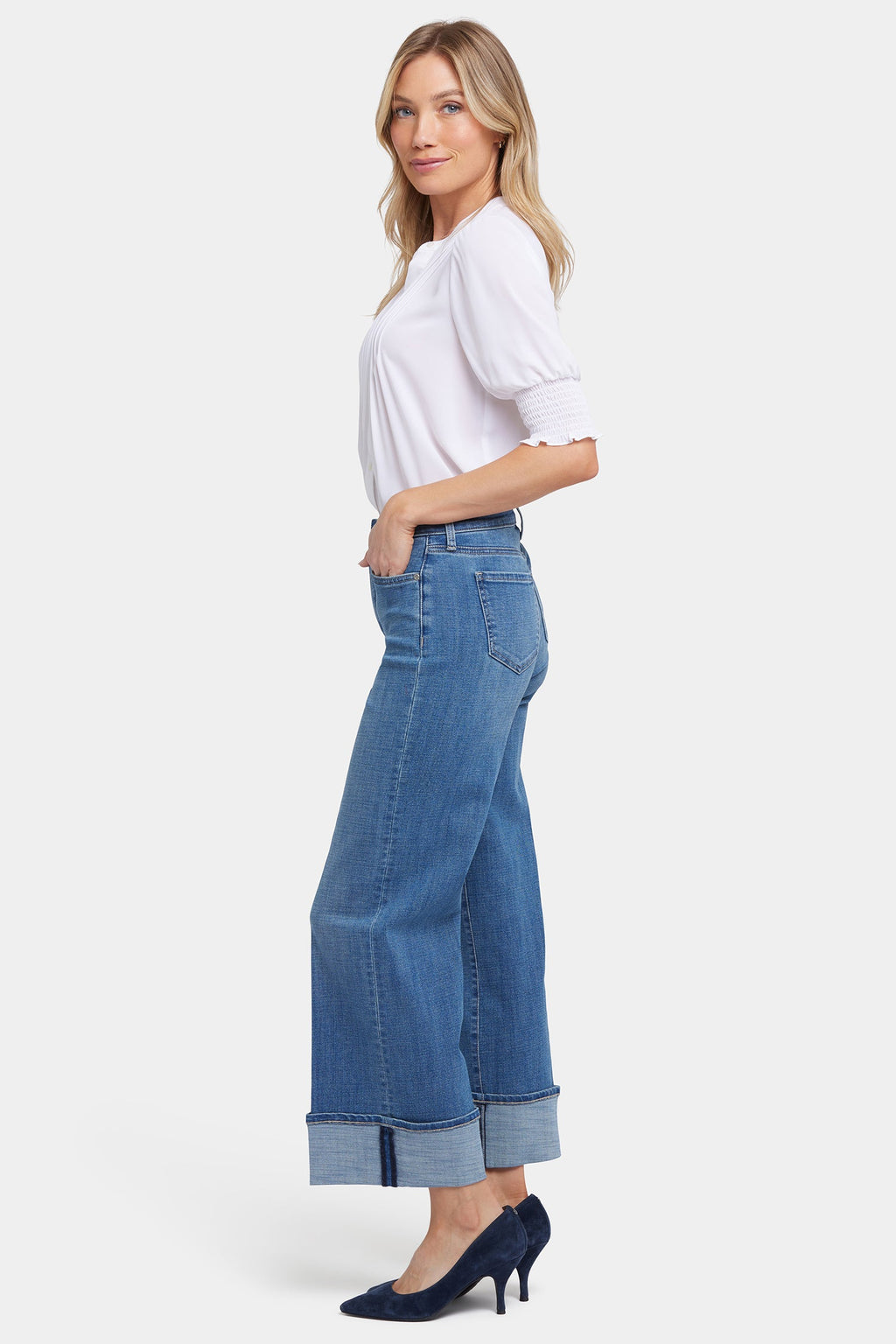 Teresa Wide Leg Jeans  - Stillwater Lake