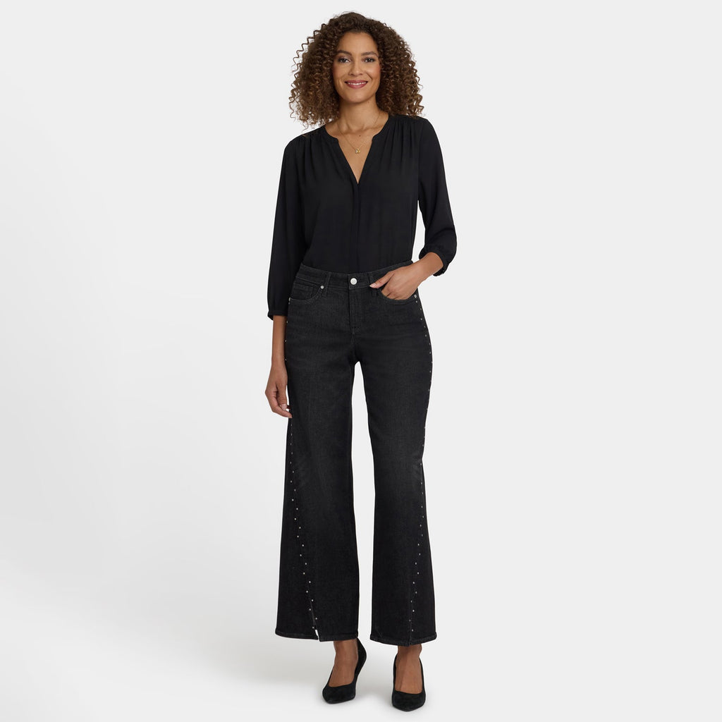 Teresa Wide Leg Jeans - French Nightfall