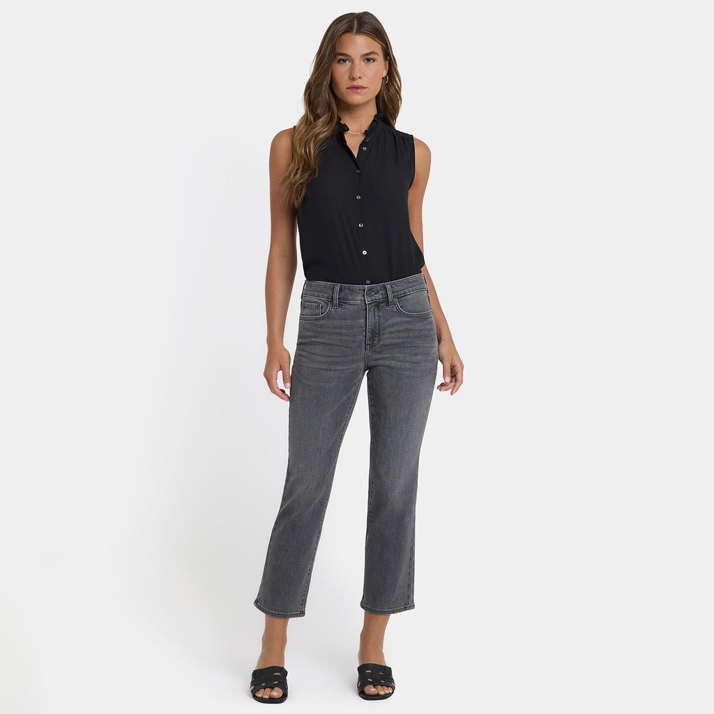 Marilyn Straight Ankle Jeans - Dusty Ash