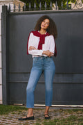 Marilyn Straight Ankle Jeans - Avenue Blue