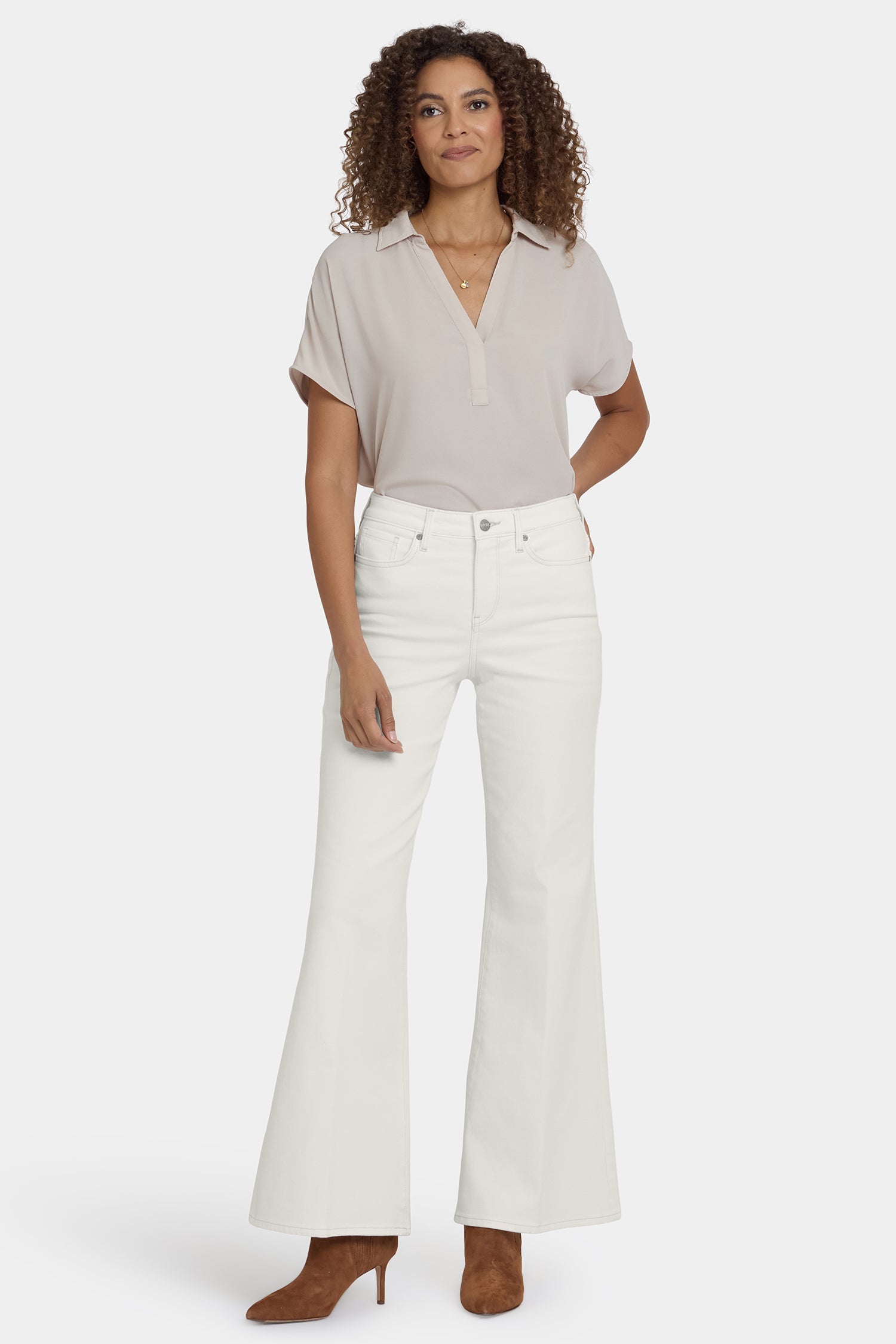 Mia Palazzo Jean - Winter White