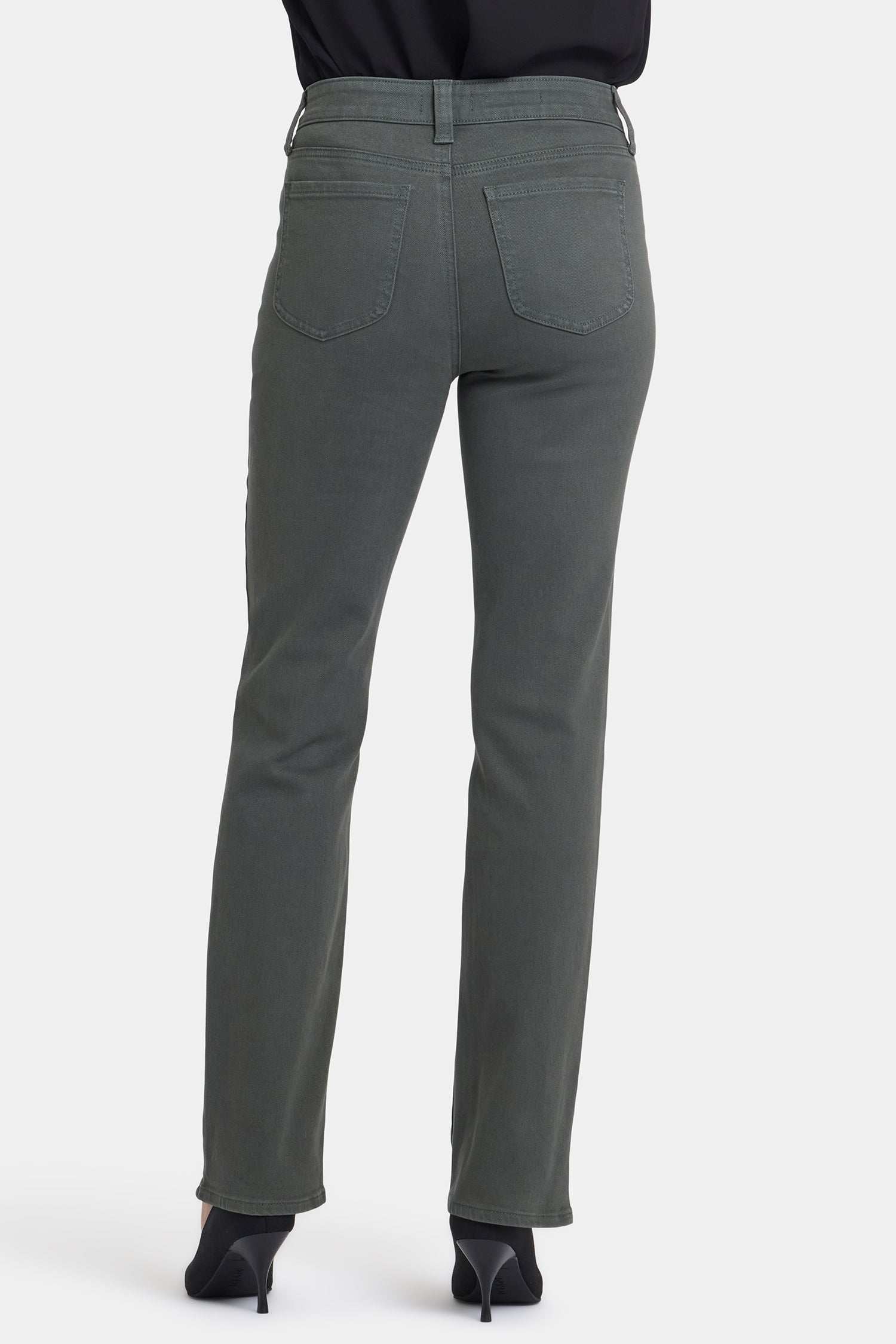 Marilyn Straight Jeans - True Olive